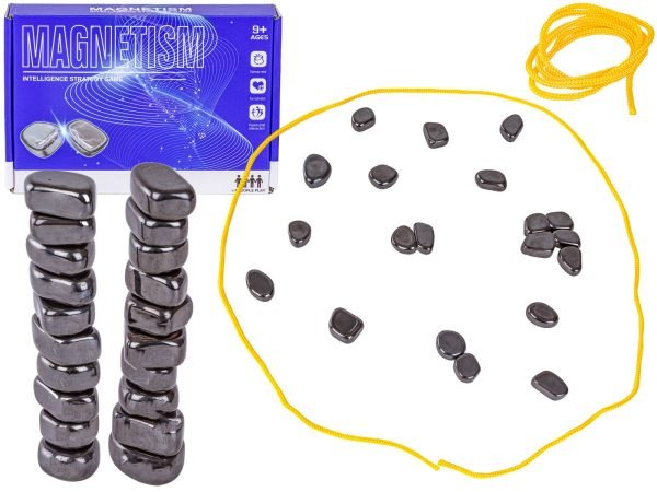 Gra Szachy Kamienie Magnetyczne Planszowa, Magnetyczna Gra Strategiczna, "Magnetic Chess"