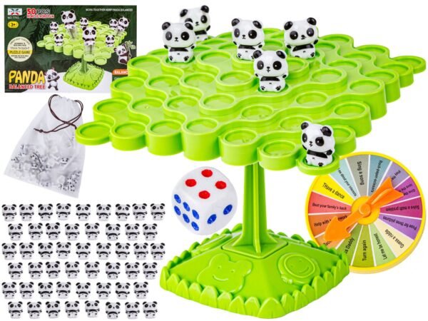 Balansujące Pandy Drzewo Edukacyjna gra dla dzieci Panda Balanced Tree", Układanka"