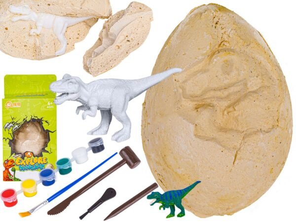 Wykopaliska Archeologiczne, JAJKO Z DINOZAUREM, Mały Archeolog, Zestaw